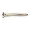 Midwest Fastener Sheet Metal Screw, #8 x 1-1/2 in, 18-8 Stainless Steel Oval Head Phillips Drive, 100 PK 05228